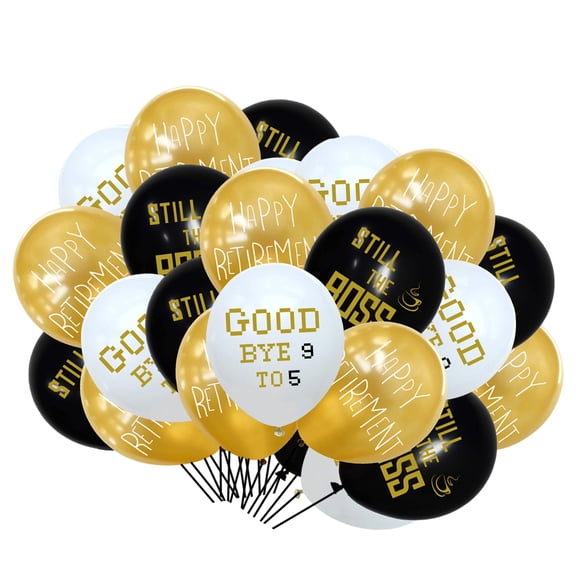 30 Piece 12 Inch Latex Fun Retirement Party Balloons - Retirement Decor Latex Balloon for Coworker Farewellstyle:style2;
