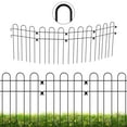 thumbnail image 1 of Oumilen 30 Piece Decorative Garden Fence, 16.5" (H) x 30 ft (L) Animal Barrier Fence Arched, 1 of 6