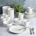 thumbnail image 1 of 30-Piece Dinnerware Set – Porcelain, Chip & Scratch Resistant, White - Service for 6, 1 of 5