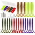 thumbnail image 1 of 30-Piece Drop Shot Fishing Kit - Complete All-in-One Rig with Senko Worms, Hooks & Weights for Bass, 1 of 1