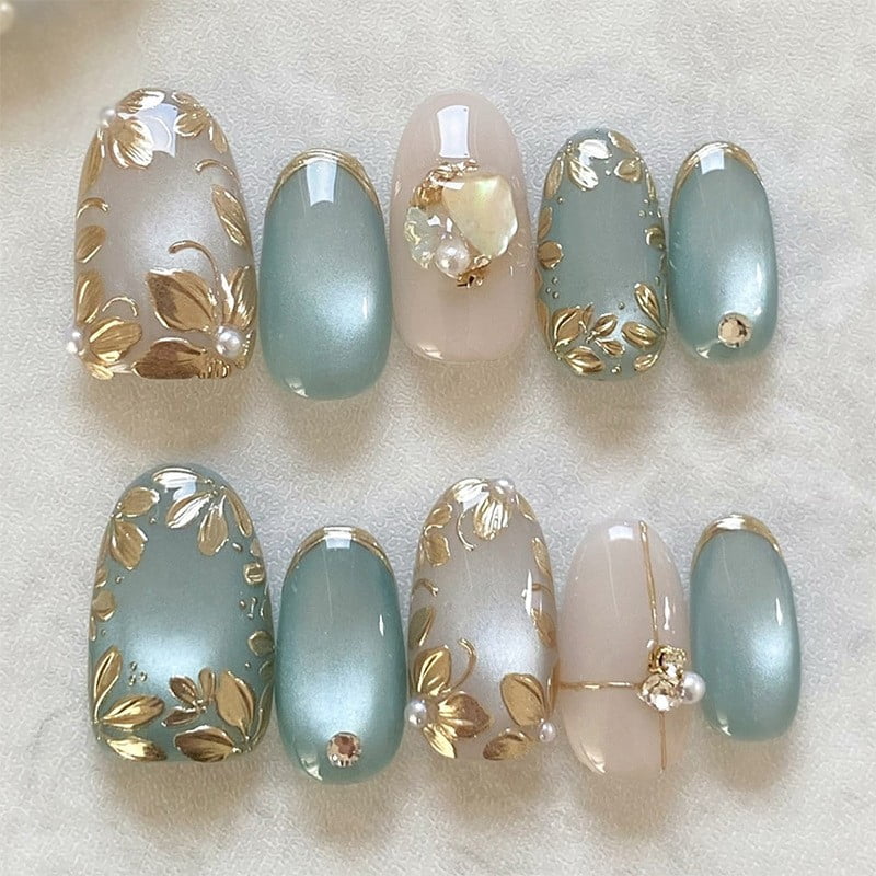 30-piece-ins-style-handmade-press-on-acrylic-nails-adorable-durable