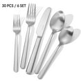 thumbnail image 1 of 30 Pieces 18/10 Stainless Steel Flatware Set Service for 6, 1 of 7