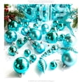 thumbnail image 1 of 30 Pieces of Assorted Christmas Ball Ornaments Shatterproof Seasonal Decorative Hanging Baubles Set with Reusable Hand-held Gift Package for Holiday Xmas Tree Decorations, Blue, 1 of 3