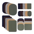thumbnail image 1 of 30 Pieces Assorted Iron On Fabric Patches, Clothing Repair Patch Kit, Adhesive Garment Accessory, Sew On Fabric Appliques, Clothes Mending Emblems, DIY Craft Decorative Patches, 1 of 7