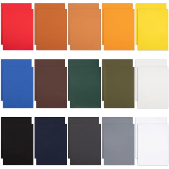 30 Pieces Colorful Nylon Repair Patches 6x8 Inch Self-Adhesive Waterproof Lightweight Patches for Holes