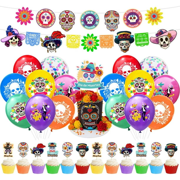 Day Of The Dead Garland Party Goods Unisex Day Of The Dead Garland Party Goods Unisex