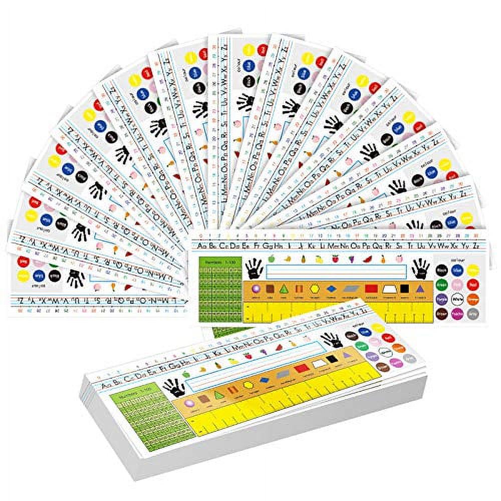 30 Pieces Desk Nameplates Self Adhesive Name Tags Desk Plates for