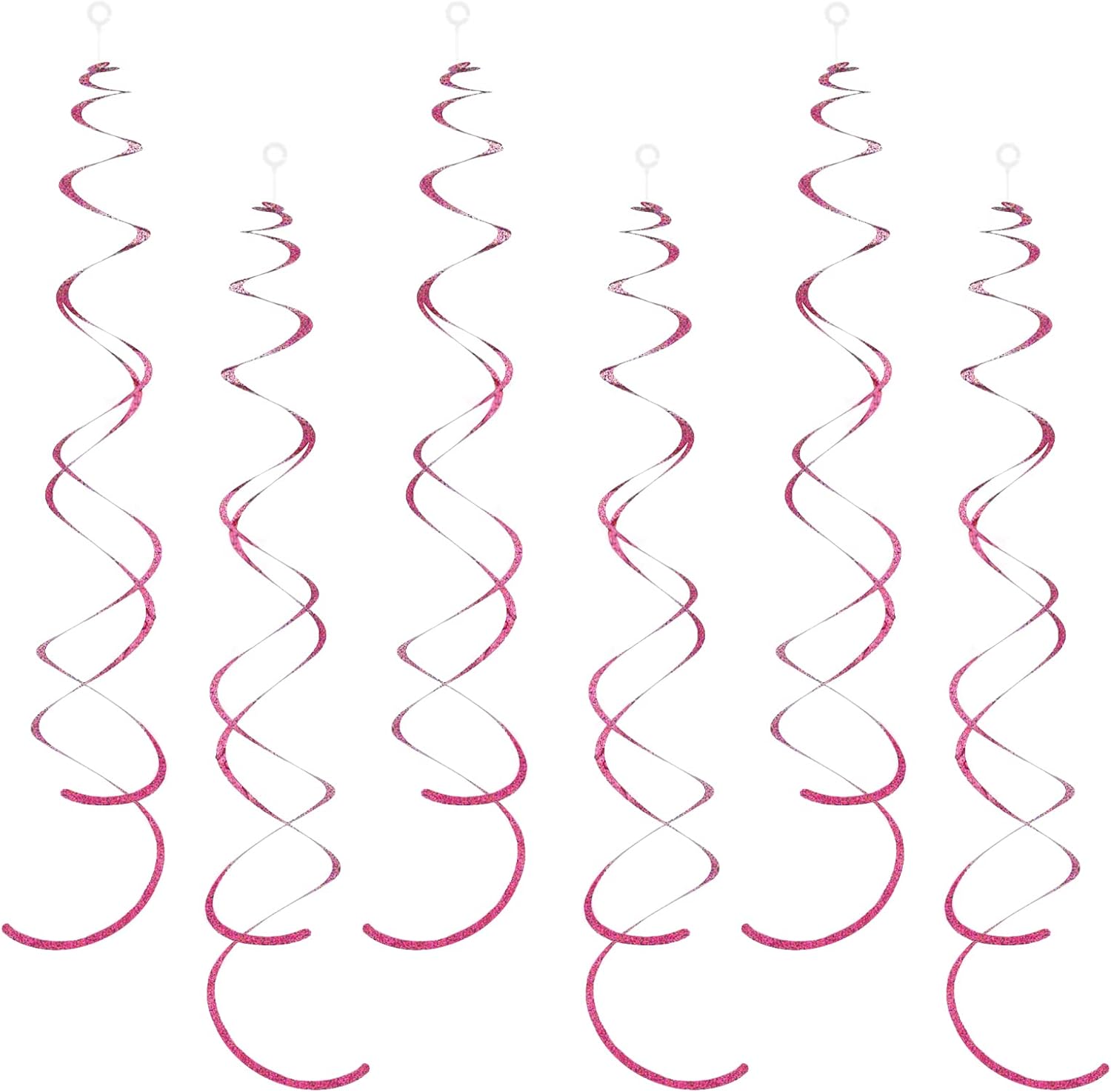 30 Pieces Gold Hanging Swirl Decorations Sparkle Golden Plastic ...