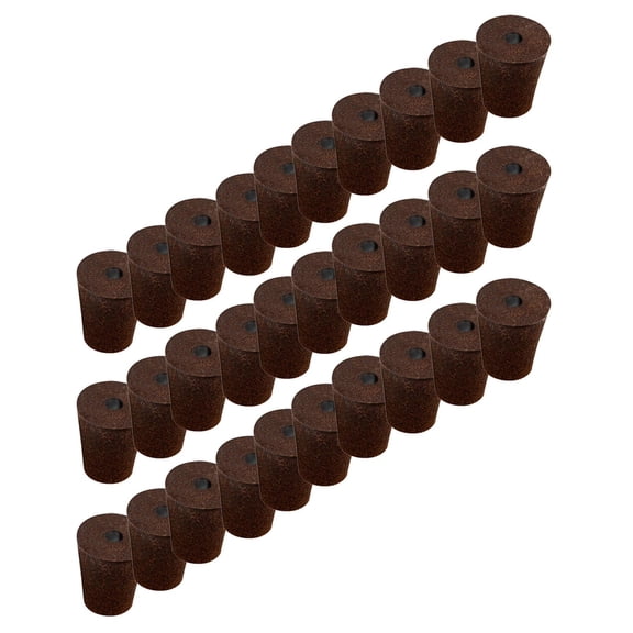 30 Pieces Grow Sponges Plant Starter Plugs Hydroponic Supplies Expandable Coconut Coir for Home Garden Seedlings