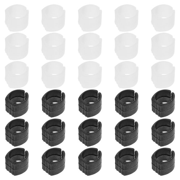 30 Pieces Non-Skid U-Shaped Chair Feet Caps Made of Durable Plastic for Home Use