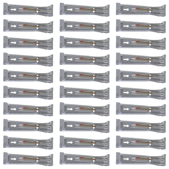 30 Pieces Quick Screw Gutter Clip for 5 Inch Sturdy Aluminum Gutters Hanging