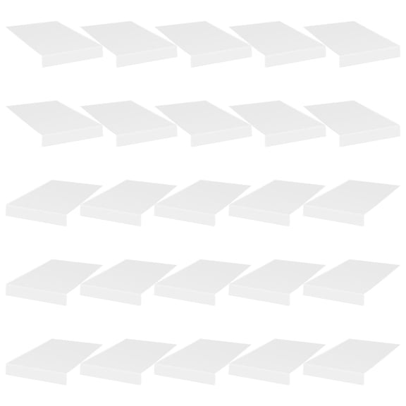 30 Pieces Reusable Movable Shelf Labels With Strong Adhesive Clear Designs for Retail Storage Organization