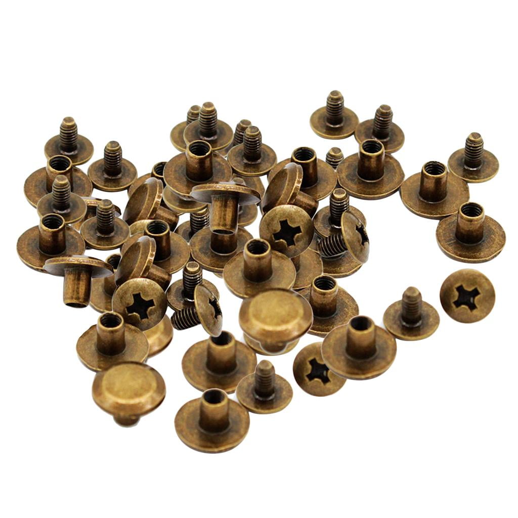 30 Pieces Rivets Bulk for Book Leather Bracelets Belt Clothes Pants ...