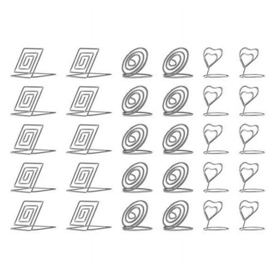 30 Pieces Table Card Holder Wire Place Card Holder Holder