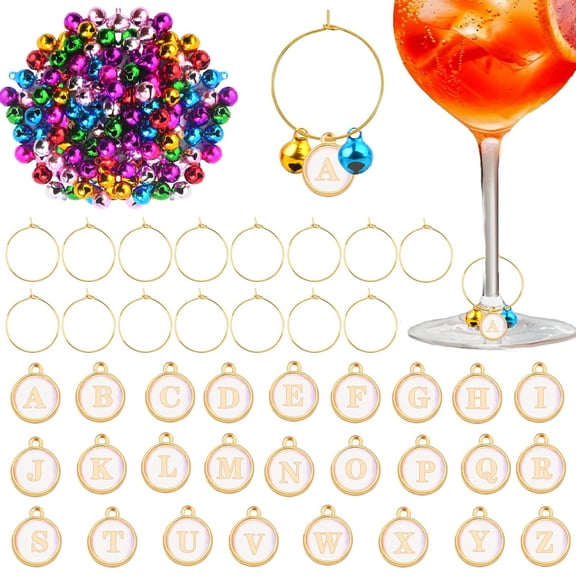30 Pieces Wine Glass Charms Starfish Shells Summer Ocean Themed Wineglass Markers Tags Identifiers for Stem Glasses Tasting Party Christmas Beach Wedding Decorations
