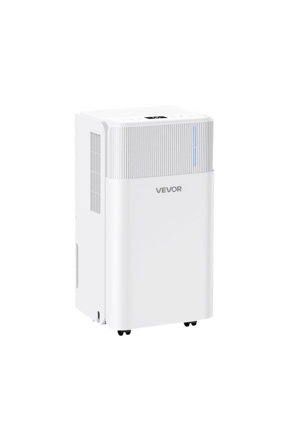 30 Pints Dehumidifier for Home and Basement, Quiet 38dB Operation, Smart Auto/Continuous/Sleep Modes, LED Display, Dual Drainage Options with Hose or Tank, Ideal for Bedrooms, Living Rooms