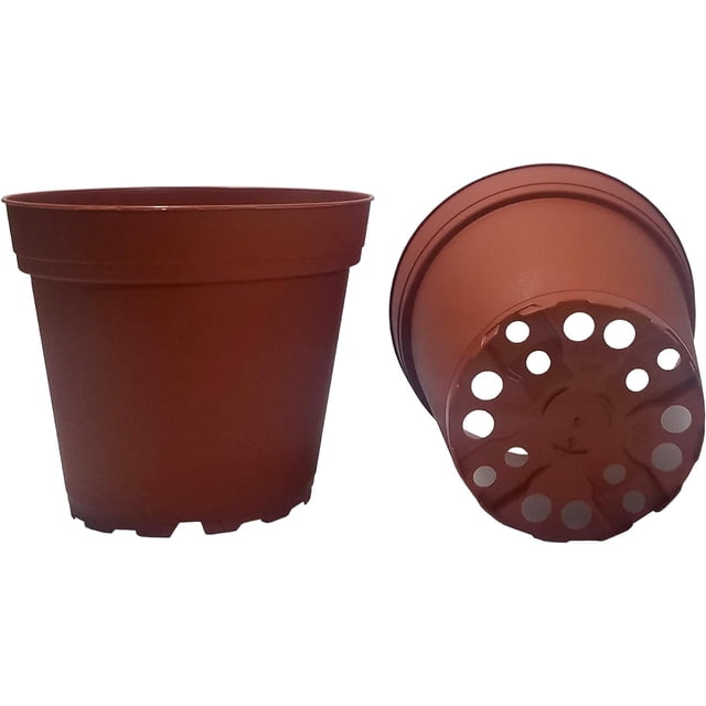 30 Plastic Pots For Plants, Cuttings & Seedlings, 4Inch, Standard