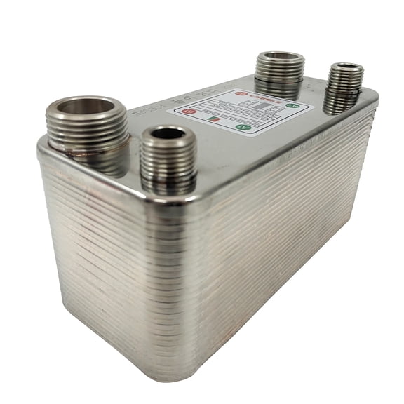 30-Plate Household Domestic Hot Water Exchanger Thickened Large Water Channel Heating Systems