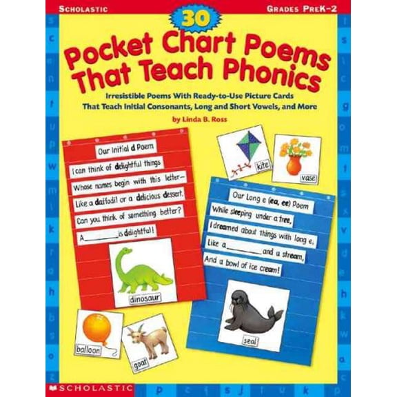 Pre-Owned 30 Pocket Chart Poems That Teach Phonics: Grades Pre K-2