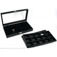 thumbnail image 1 of 30 Pocket Watch Jewelry Display Tray & Glass Lid Case, 1 of 1