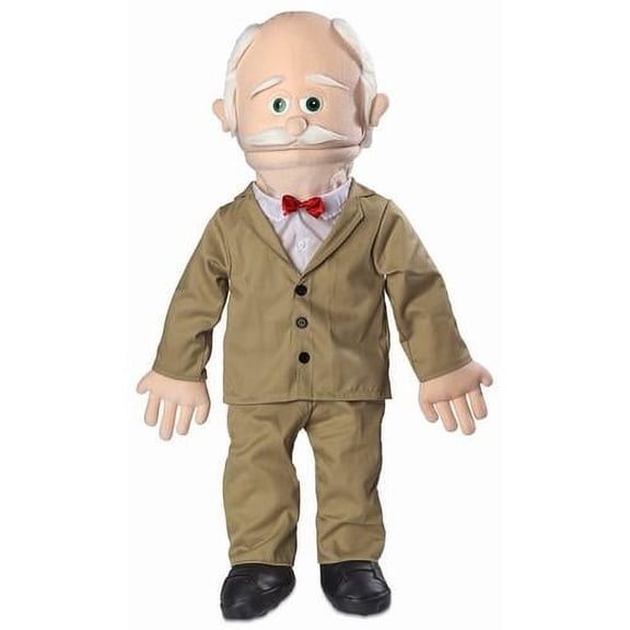 30" Pops, Peach Grandfather, Professional Performance Puppet with Removable Legs, Full or Half Body