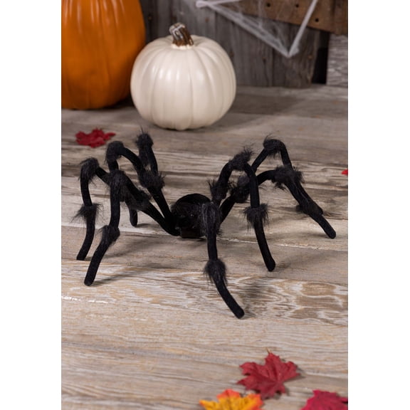 30" Black and Brown Posable Spider