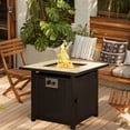 thumbnail image 1 of 30'' Propane Fire Pit, 50,000 BTU Fire Pit Table with Lid and Lava Rocks for Outdoor, Patio, Garden, 1 of 9