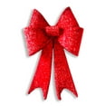 thumbnail image 1 of 30" Red Glitter Mesh Bow, 1 of 1