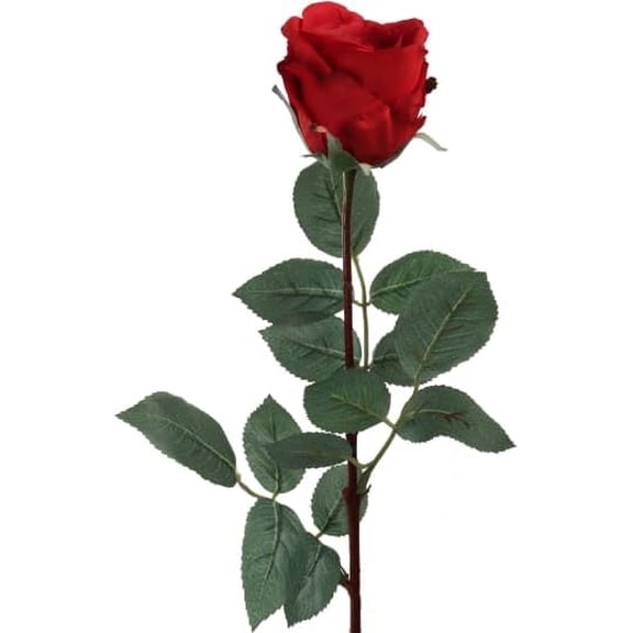 30" Red Rose Buds - 24-Pack Lifelike Silk Flowers | Premium Home Dcor, Wedding & Event Floral Arrangements