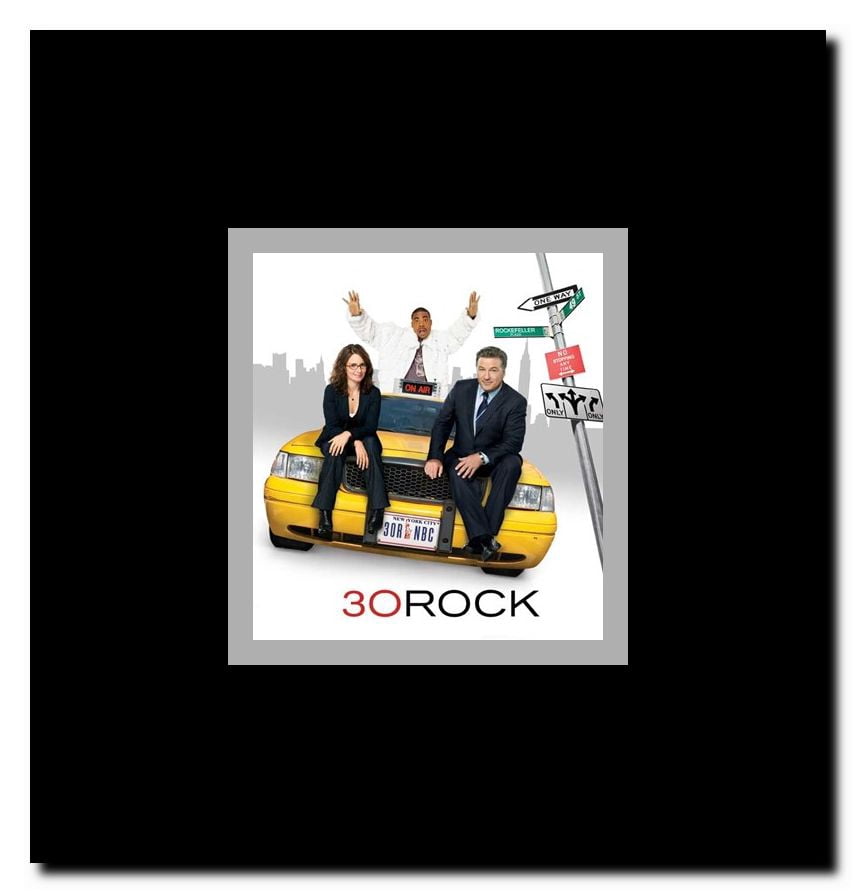 30 Rock - Style E Framed Movie Poster