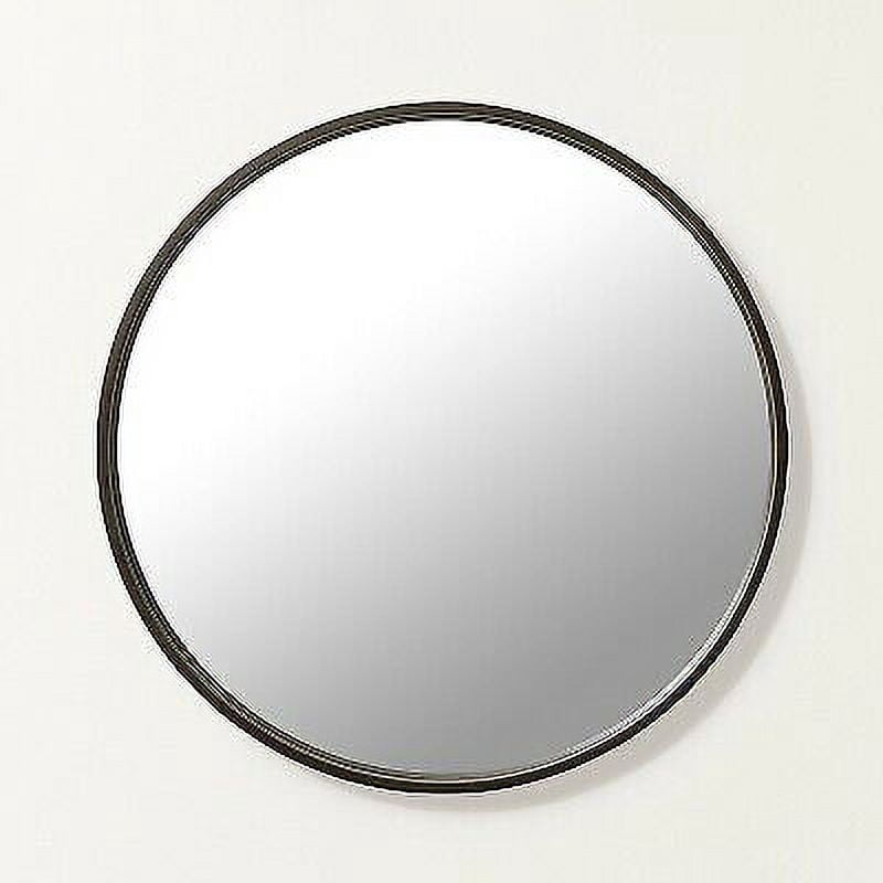 30" Round Framed Mirror Black Hearth & Hand with Magnolia