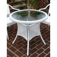 thumbnail image 1 of 30 Round Resin Bistro Table w/Glass TopNo Umbrella Hole, 1 of 1