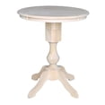 thumbnail image 1 of 30" Round Top Pedestal Counter Height Table - Unfinished, 1 of 5