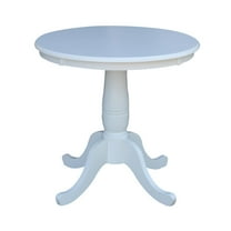 30" Round Top Pedestal Table - 28.9"H