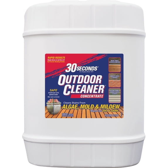 30 SECONDS Outdoor Cleaner Concentrate - Deck Cleaner - 5 gal