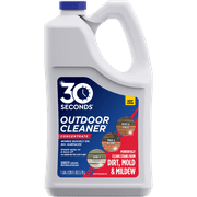 30 SECONDS Outdoor Cleaner - Cleans Stains Caused by Algae, Mold and Mildew, 1 Gallon Concentrate