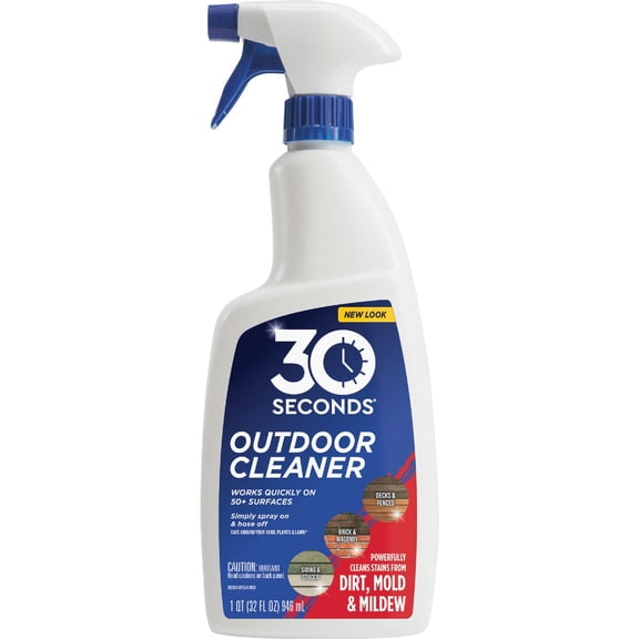 30 SECONDS Outdoor Cleaner, (1 Quart-Ready-to-Use with Trigger Sprayer 2Pk)