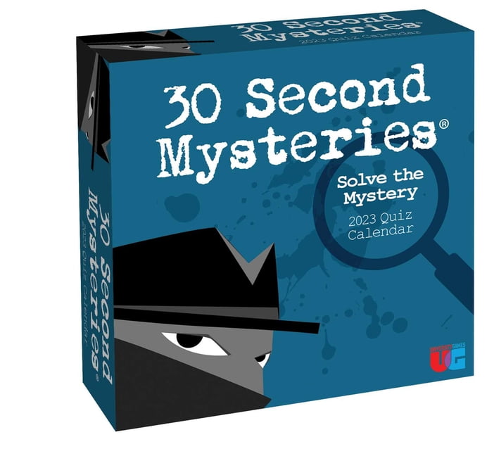 30 Second Mysteries 2023 DaytoDay Calendar Solve the Mystery Quiz