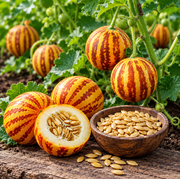 30 Seeds Rich Sweetness Tiny Melon Seeds, Sweet Melon Seeds for Home Garden