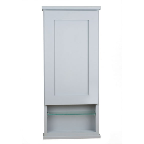 30" Selene On the wall Cabinet with 6" open shelf 3.5" deep inside