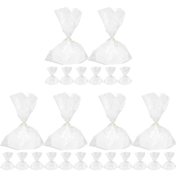 30 Sets  Cake Packing Bag Dessert Bag Paper Tray and Clear Bags Cake Packing Bags for Gift