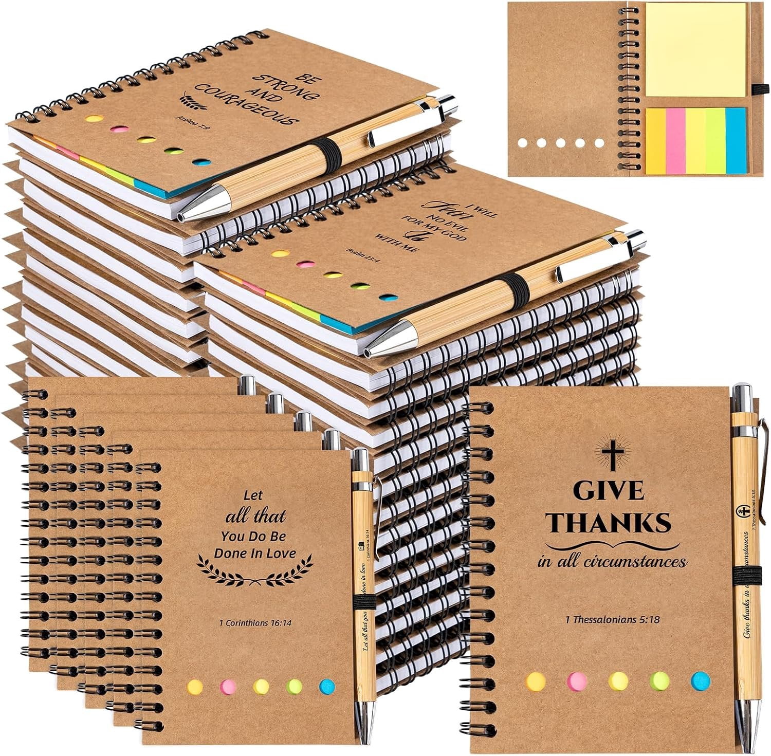 30 Sets Christian Gifts Bulk Prayer Journal Christian Spiral Notebooks ...