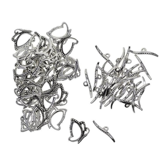30 Sets Crafts Toggle Clasp, Closure from Metal for Jewelry Making