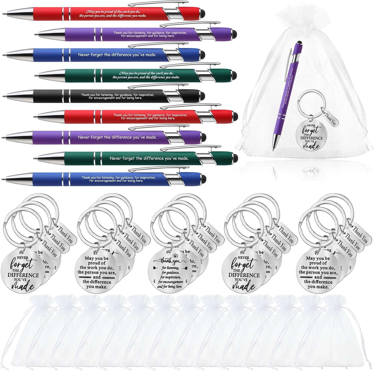 30 Sets Employee Appreciation Gifts Thank You Gifts 30 Pcs Ballpoint ...