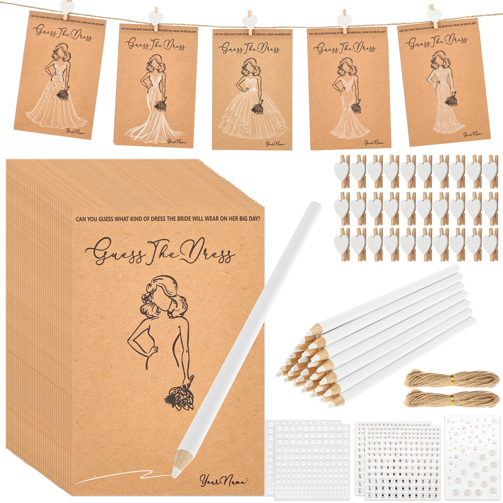 guess the dress bridal shower game Sketch the Dress Bridal Shower Game