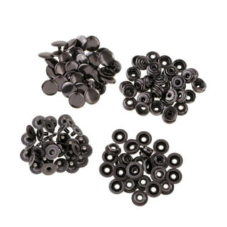 12 Sets Heavy Duty Leather Snap Fasteners Kit Leather Rivets and Snaps 