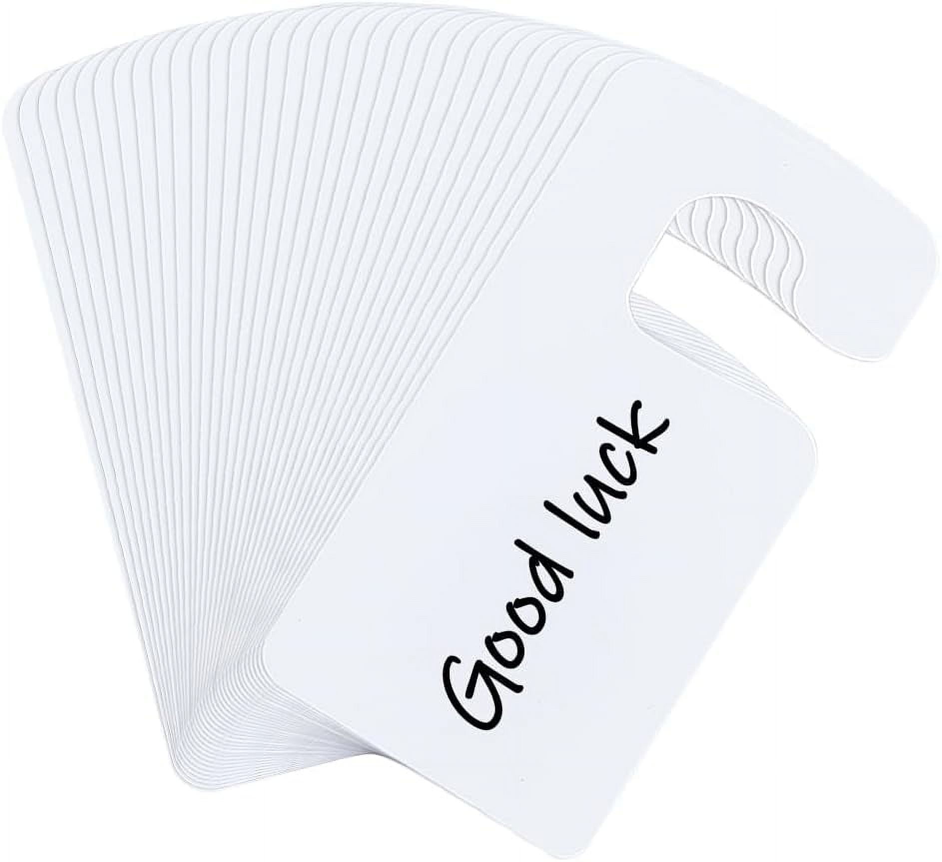 30 Sheet 30Pcs Hanging Door Tags Blank Door Hanger White Hook Hanging ...