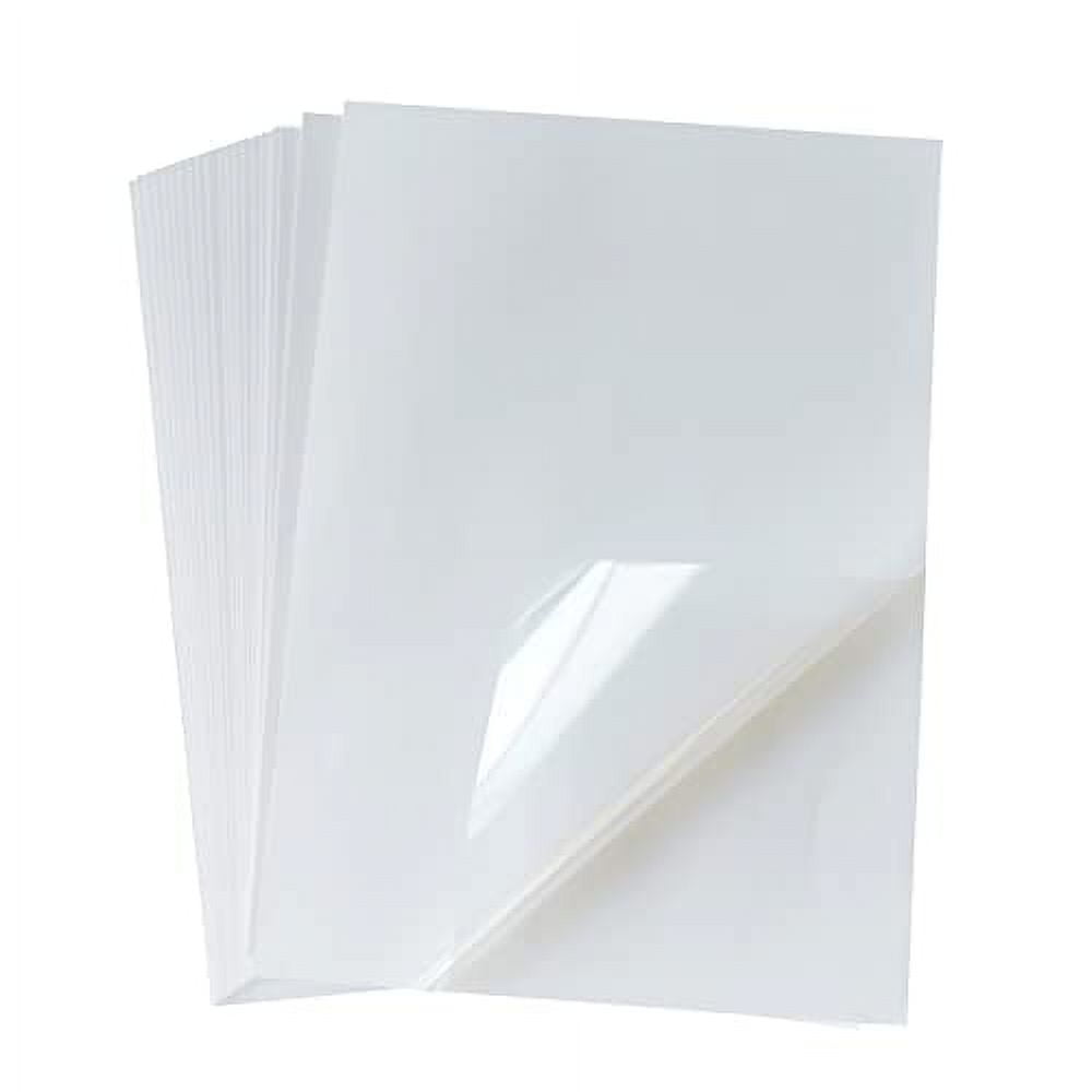 30 Sheets 8.5 x 11 Inches Clear Transparency Film For Inkjet Printers