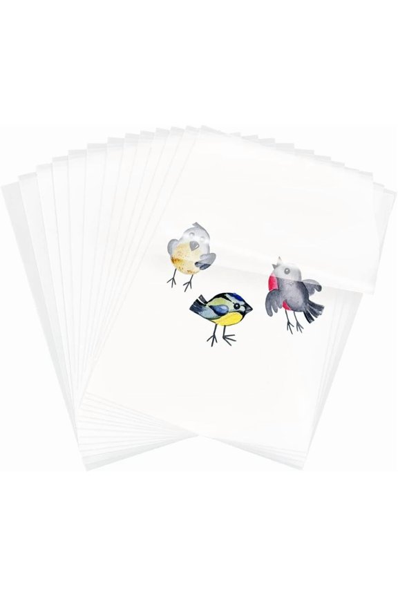 30 Sheets A4 DTF Transfer Film Blank Iron on Vinyl for Printers DTF Transfer Film for DTF Sublimation Printer Glossy Clear Pretreat DTF Film Direct Print on T-Shirts Textile for Printer Ghost White