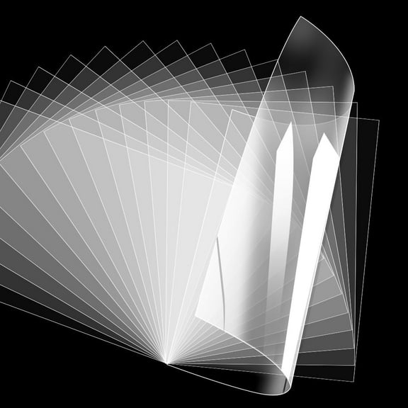 30 Sheets A4 Plastic Film for Sealing Shaker Molds Waterproof PVC Clear Shaker Embellishments for Furries Cosplay Sculptures Props Fursuits Craft Making Making DIY